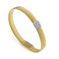 marco bicego masai wide single station diamond bracelet