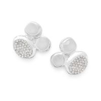 Ippolita	Cluster Stud Earrings in Sterling Silver with Diamonds