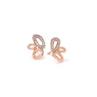Ippolita	Cluster Stud Earrings in 18K Rose Gold with Diamonds