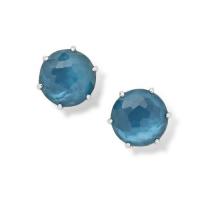 ippolita	medium stud earrings in sterling silver