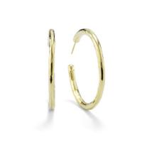ippolita	medium hoop earrings in 18k gold