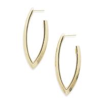 Ippolita	V-Shape Hoop Earrings in 18K Gold