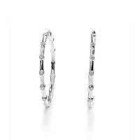 ippolita	large hoop earrings in sterling silver with diamonds