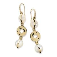 ippolita	disc earrings in 18k gold
