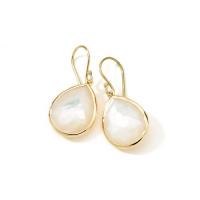 ippolita	teardrop earrings in 18k gold