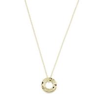 ippolita	disc pendant necklace in 18k gold