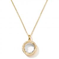 ippolita	mini pendant necklace in 18k gold with diamonds