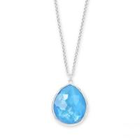 ippolita	large teardrop pendant necklace in sterling silver