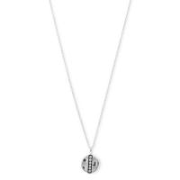 ippolita	mini disc pendant necklace in sterling silver with diamonds