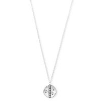 ippolita	medium disc pendant necklace in sterling silver with diamonds