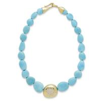 ippolita	one-of-a-kind necklace in 18k gold with diamonds