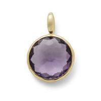 ippolita	online exclusive mini wavy disc charm in sterling silver