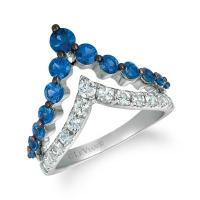 le vian 14k vanilla goldÂ® denim ombrÃ©Â® 1  1/4 cts., white sapphire 3/4 cts. ring