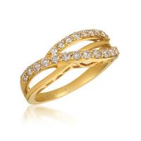le vian 14k honey gold™ ring with nude diamonds™ 5/8 cts.