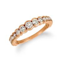 le vian 14k strawberry gold® ring with nude diamonds™ 7/8 cts.