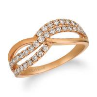 le vian 14k strawberry goldÂ® ring with nude diamondsâ„¢ 5/8 cts.