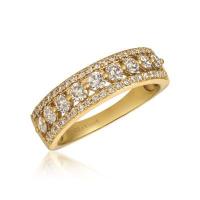 le vian 14k honey gold™ ring with nude diamonds™ 1 cts.