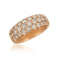 le vian 14k strawberry gold® ring with nude diamonds™ 1  7/8 cts.