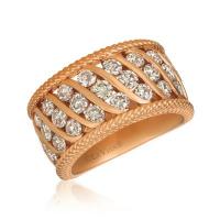 le vian 14k strawberry gold® ring with nude diamonds™ 2  1/3 cts.
