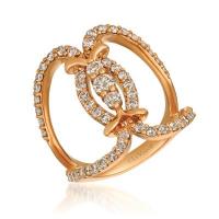 le vian 14k strawberry goldÂ® ring with nude diamondsâ„¢ 1  1/3 cts.