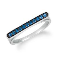 le vian 14k vanilla goldÂ® blueberry sapphireâ„¢ 1/5 cts. ring