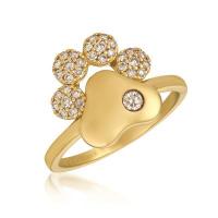 le vian 14k honey goldâ„¢ ring with chocolate diamondsÂ® 1/20 cts., nude diamondsâ„¢ 1/4 cts.