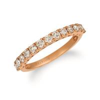 le vian 14k strawberry gold® ring with nude diamonds™ 5/8 cts.