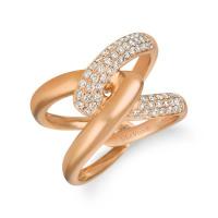 le vian 14k strawberry goldÂ® ring with nude diamondsâ„¢ 3/4 cts.
