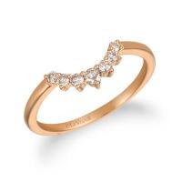 le vian 14k strawberry gold® ring with nude diamonds™ 1/5 cts.