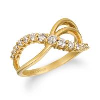 le vian 14k honey gold™ ring with nude diamonds™ 1/2 cts.