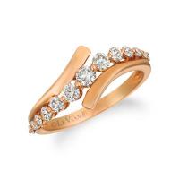 le vian 14k strawberry goldÂ® ring with nude diamondsâ„¢ 5/8 cts.