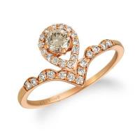 le vian 14k strawberry goldÂ® ring with nude diamondsâ„¢ 1/2 cts.