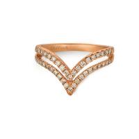 le vian 14k strawberry gold® ring with nude diamonds™ 3/8 cts.