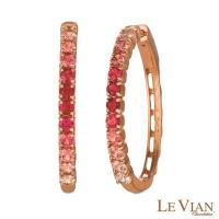 le vian 14k strawberry goldÂ® strawberry ombrÃ©Â® 2 cts. earrings