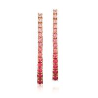 le vian 14k strawberry goldÂ® strawberry ombrÃ©Â® 1  5/8 cts. earrings