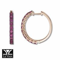 le vian 14k strawberry gold® passion ruby™ 2 cts. earrings