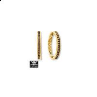 le vian 14k honey gold™ earrings with chocolate diamonds® 5/8 cts.
