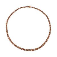 le vian 18k strawberry gold® necklace with vanilla diamonds® 3  5/8 cts.