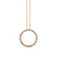 le vian 14k strawberry gold® pendant with nude diamonds™ 1  1/3 cts.