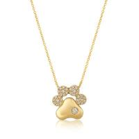 le vian 14k honey goldâ„¢ pendant with nude diamondsâ„¢ 1/3 cts.