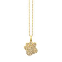 le vian 14k honey gold™ pendant with nude diamonds™ 1/2 cts.