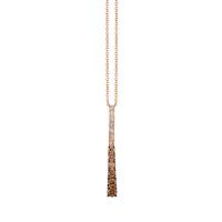 le vian 14k strawberry goldÂ® pendant with ombre chocolate diamondsÂ® 3/4 cts.
