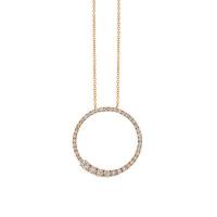 le vian 14k strawberry gold® pendant with nude diamonds™ 1  1/8 cts.