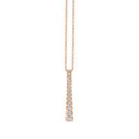 le vian 14k strawberry gold® pendant with nude diamonds™ 3/4 cts.