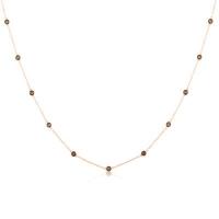 le vian 14k strawberry gold® necklace with chocolate diamonds® 3/4 cts.