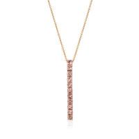 le vian 14k strawberry gold® rose spinel 1  3/8 cts. pendant