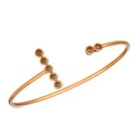 le vian 14k strawberry gold® bangle with chocolate diamonds® 5/8 cts.