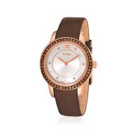 le vian stl watch with chocolate diamonds® 1  1/4 cts., vanilla diamonds® 1/20 cts.