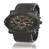 le vian stl watch with black diamonds 7/8 cts.