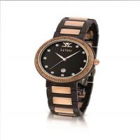 le vian watch with chocolate diamonds® 7/8 cts., vanilla diamonds® 1/20 cts.